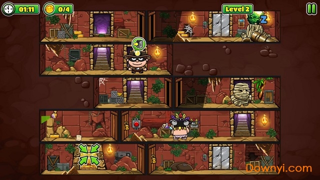 神偷鲍勃5中文版(bob the robber 5) 游戏截图